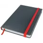 Leitz Cosy notebook Soft Touch geruit met hardcover, monochroom, zwart, A5, 80 vel, mat, 100 g/m²