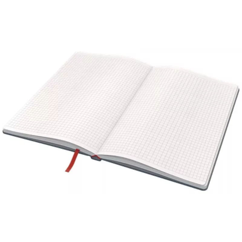 Leitz Cosy notebook Soft Touch geruit met hardcover, monochroom, zwart, A5, 80 vel, mat, 100 g/m²