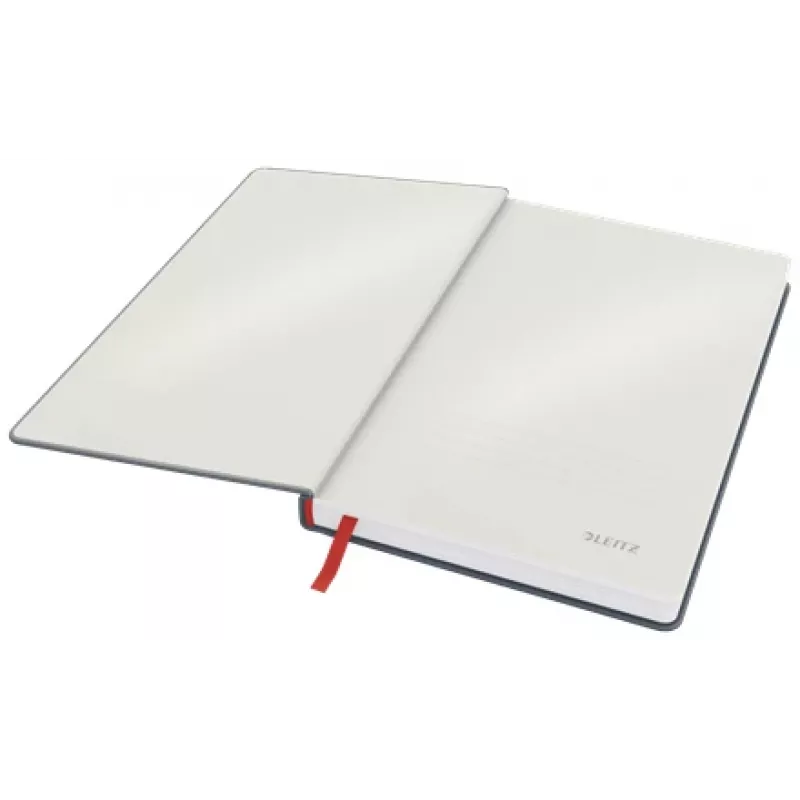 Leitz Cosy notebook Soft Touch geruit met hardcover, monochroom, zwart, A5, 80 vel, mat, 100 g/m²
