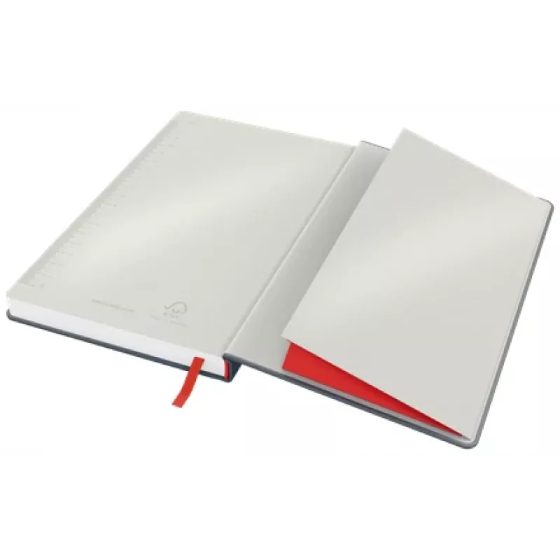 Leitz Cosy notebook Soft Touch gelinieerd met hardcover, effen, zwart, A5, 80 vel, mat, 100 g/m²