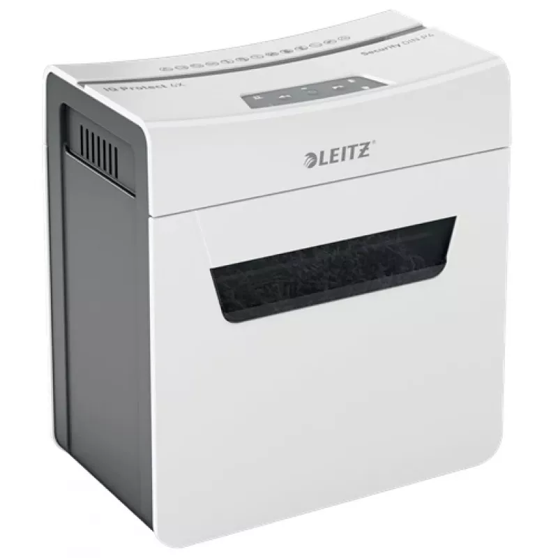 Leitz IQ Protect Premium papierversnipperaar 6X P4, 4 x 40 mm, 10 L, 100 vel, 55 dB, touch, 6 vel