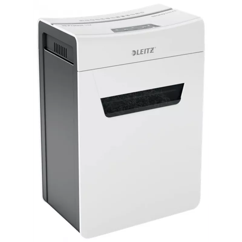Leitz IQ Protect Premium papierversnipperaar 10X P4, 4 x 40 mm, 18 L, 150 vel, 55 dB, touch, 10 vel