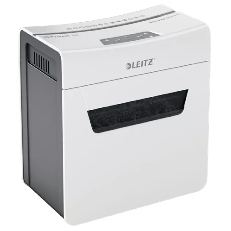 Leitz IQ Protect Premium papierversnipperaar 3M P5, microsnede, 2 x 15 mm, 10 L, 125 vel, 55 dB, touch