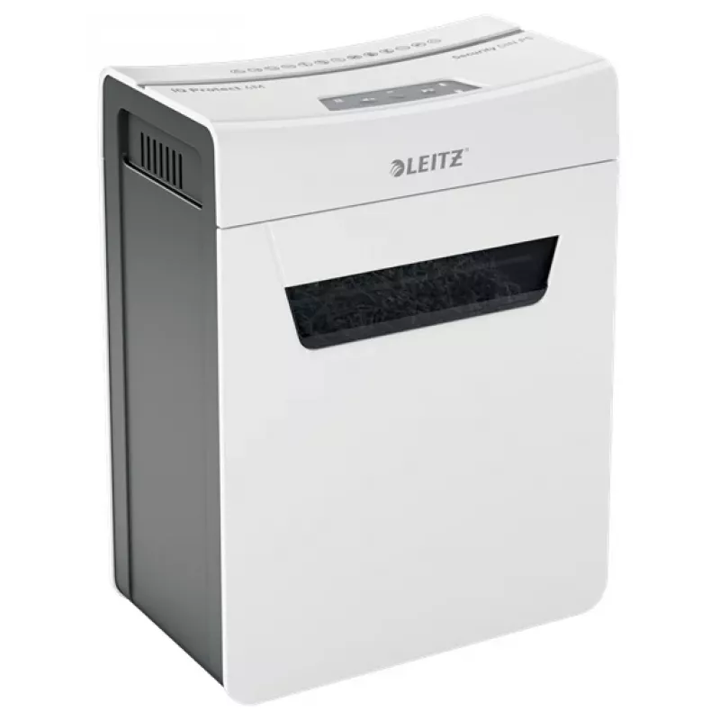 Leitz IQ Protect Premium papierversnipperaar 4M P5, microsnede, 2 x 15 mm, 14 L, 150 vel, 55 dB, touch