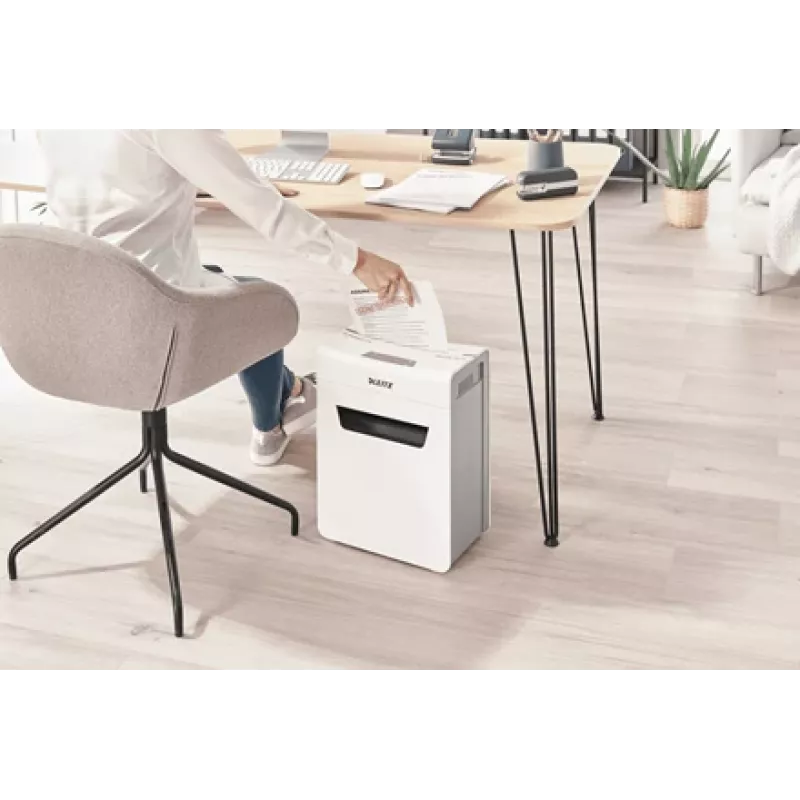 Leitz IQ Protect Premium papierversnipperaar 4M P5, microsnede, 2 x 15 mm, 14 L, 150 vel, 55 dB, touch