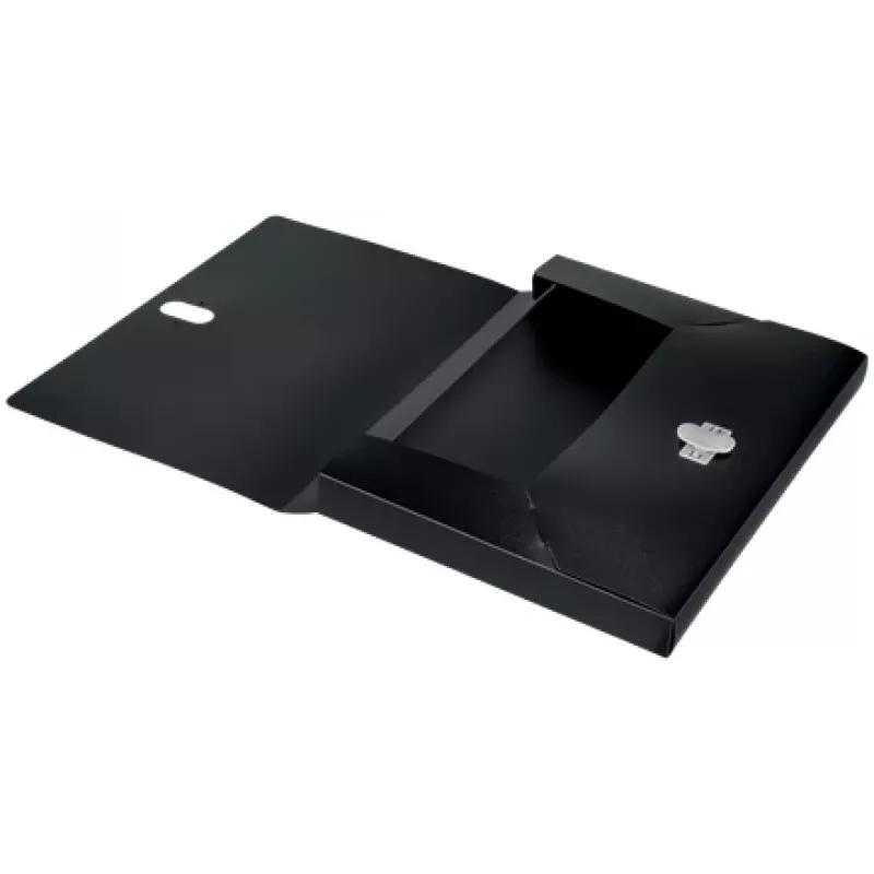 Leitz Recycle box file, handtekeningenmap, A4, polypropyleen (PP), zwart, mat, 250 vel