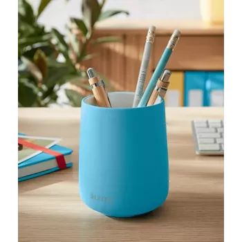 Leitz Cosy pennenhouder, blauw, keramiek, jongen/meisje, 8,7 cm, 105 mm, 240 g