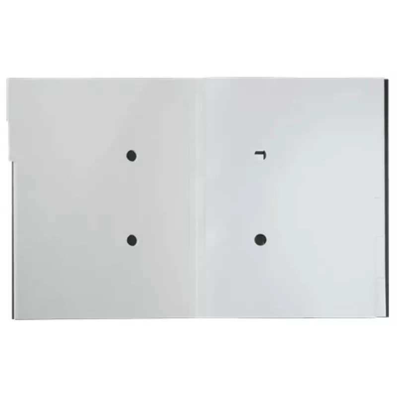 Leitz Recycle kaartjes-tabboek, handtekeningenmap, A4, karton, zwart, mat, elastiek