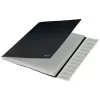 Leitz Recycle kartonnen tabboek, handtekeningenmap, A4, karton, zwart, mat, elastiek