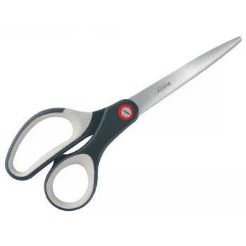 Leitz Cosy Titanium kantoor schaar 205 mm, volwassenen, rechte snede, enkel, grijs, roestvrij staal, kantoor schaar