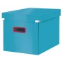 Leitz Click & Store Cosy Cube Large opbergbox, opbergbox, blauw, rechthoekig, karton, effen, binnen