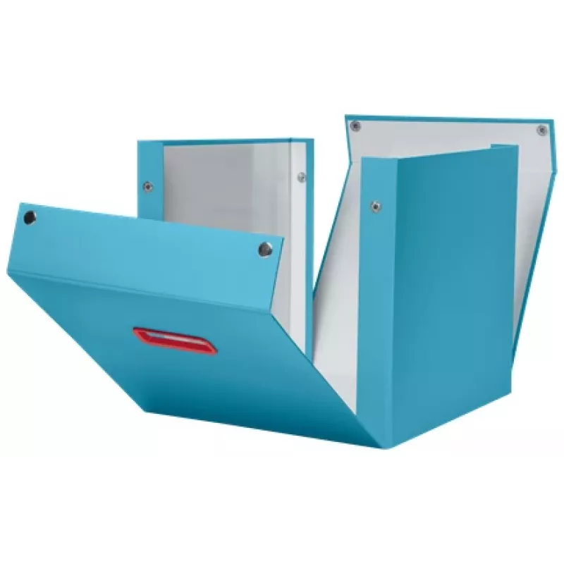 Leitz Click & Store Cosy Cube Large opbergbox, opbergbox, blauw, rechthoekig, karton, effen, binnen