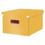 Leitz Click & Store Cosy Medium opbergbox, opbergbox, geel, rechthoekig, karton, monochroom, binnen