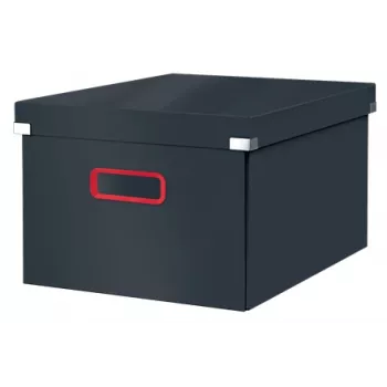 Leitz Click & Store Cosy Medium opbergbox, opbergbox, grijs, rechthoekig, karton, monochroom, binnen
