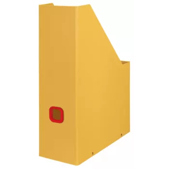 Leitz Click & Store Cosy tijdschriftenhouder, geel, karton, 103 mm, 253 mm, 330 mm