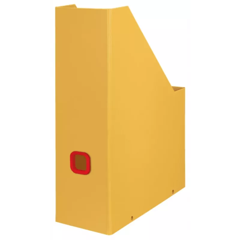 Leitz Click & Store Cosy tijdschriftenhouder, geel, karton, 103 mm, 253 mm, 330 mm