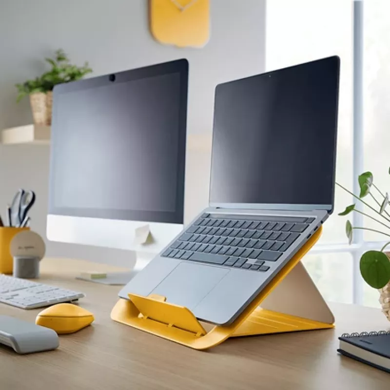 Leitz Ergo Cosy verstelbare laptopstandaard, 80 % gerecycled kunststof