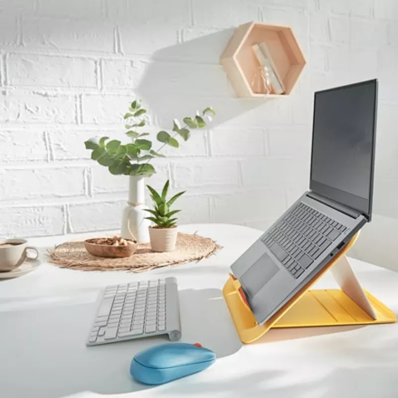 Leitz Ergo Cosy verstelbare laptopstandaard, 80 % gerecycled kunststof