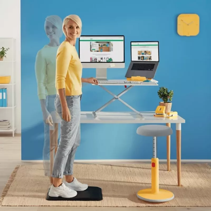 Leitz Ergo Cosy verstelbare laptopstandaard, 80 % gerecycled kunststof