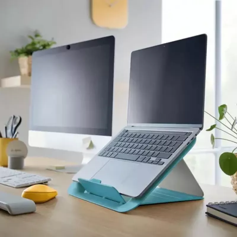 Leitz Ergo Cosy verstelbare laptopstandaard, 80 % gerecycled kunststof