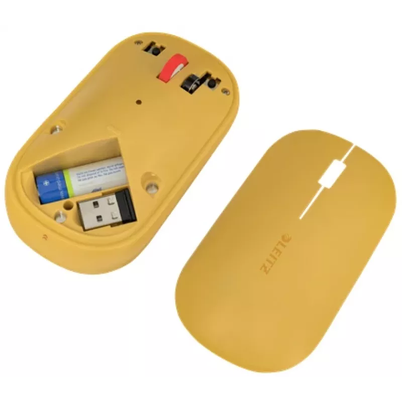 Leitz Cosy draadloze muis, dubbelhandig, RF Wireless + Bluetooth, 4000 DPI, oranje
