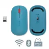 Leitz Cosy draadloze muis, dubbelhandig, RF Wireless + Bluetooth, 4000 DPI, blauw