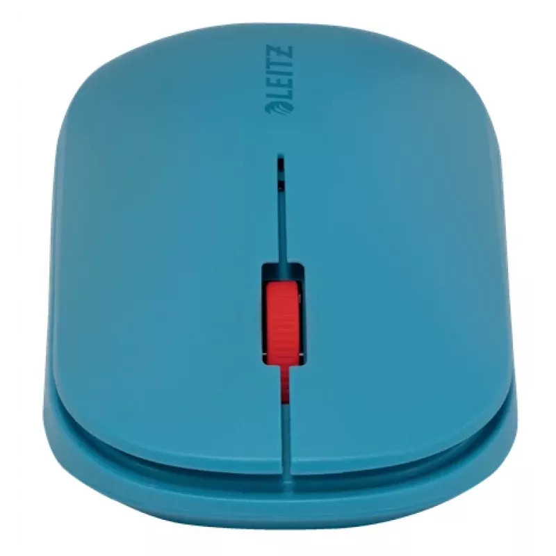 Leitz Cosy draadloze muis, dubbelhandig, RF Wireless + Bluetooth, 4000 DPI, blauw