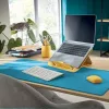 Leitz Cosy draadloze muis, dubbelhandig, RF Wireless + Bluetooth, 4000 DPI, blauw