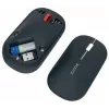 Leitz Cosy draadloze muis, dubbelhandig, RF Wireless + Bluetooth, 4000 DPI, grijs