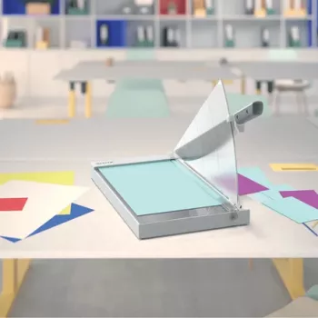 Leitz Precision Office papiersnijder A3, 15 vel, roestvrij staal, A3, 80 g/m², glas, roestvrij staal, antraciet