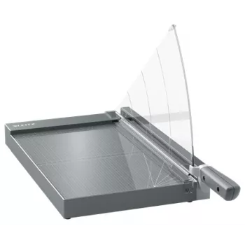 Leitz Precision Office Pro papiersnijder A4+, 25 vel, roestvrij staal, A4 Maxi, 80 g/m², aluminium, glas, roestvrij staal, antraciet