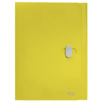 Leitz Recycle 3-flap map, enveloppenmap, A4, polypropyleen (PP), geel, liggend, 150 vel