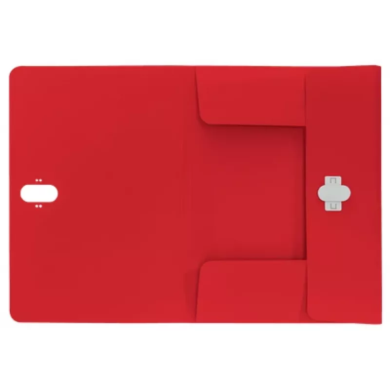 Leitz Recycle 3-flap map, hoesmap, A4, polypropyleen (PP), rood, liggend, 150 vel