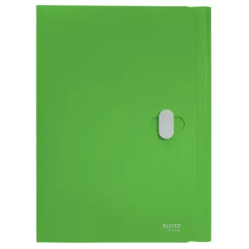Leitz Recycle 3-flap map, hoesmap, A4, polypropyleen (PP), groen, liggend, 150 vel