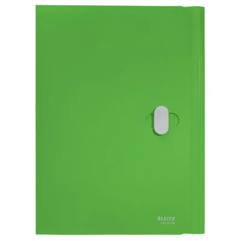 Leitz Recycle 3-flap map, hoesmap, A4, polypropyleen (PP), groen, liggend, 150 vel