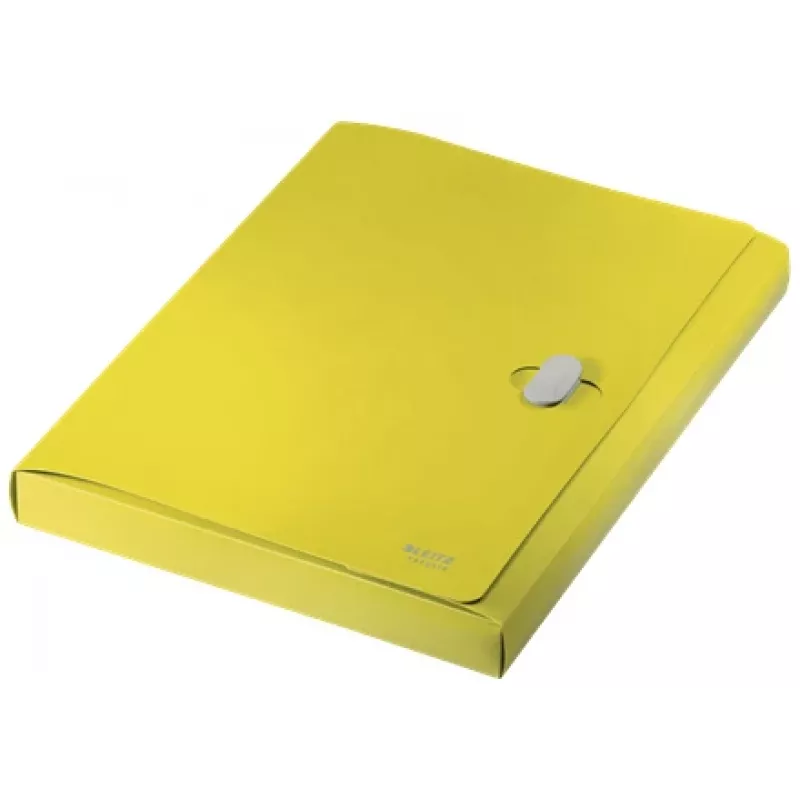 Leitz Recycle box file, conventionele archiefmap, A4, polypropyleen (PP), geel, liggend/staand, 250 vel