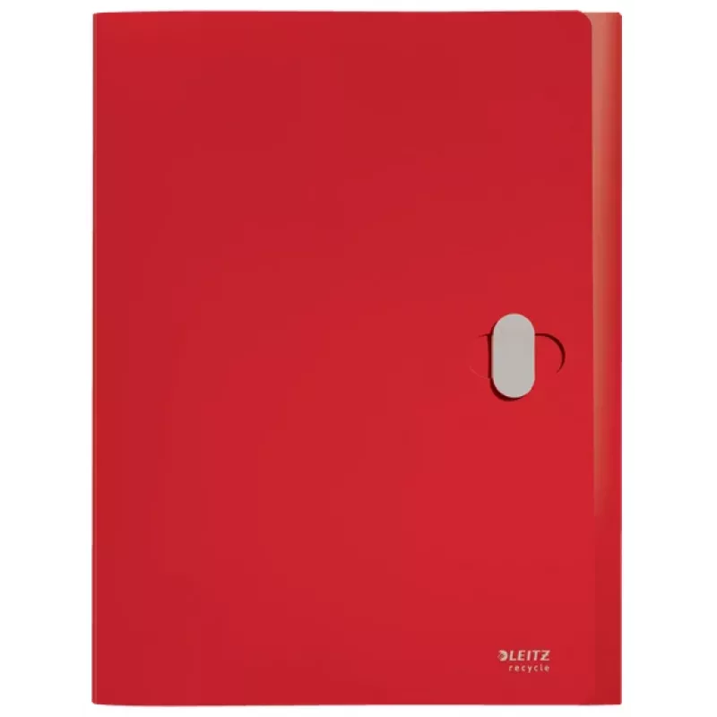 Leitz Recycle box, conventionele archiefmap, A4, polypropyleen (PP), rood, liggend/staand, 250 vel