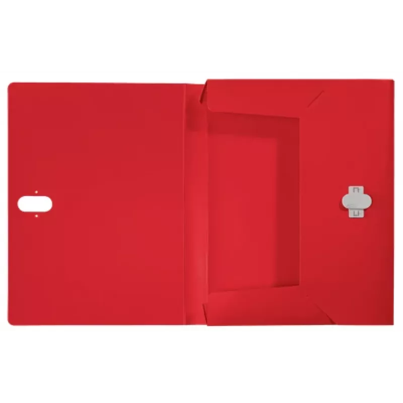 Leitz Recycle box, conventionele archiefmap, A4, polypropyleen (PP), rood, liggend/staand, 250 vel