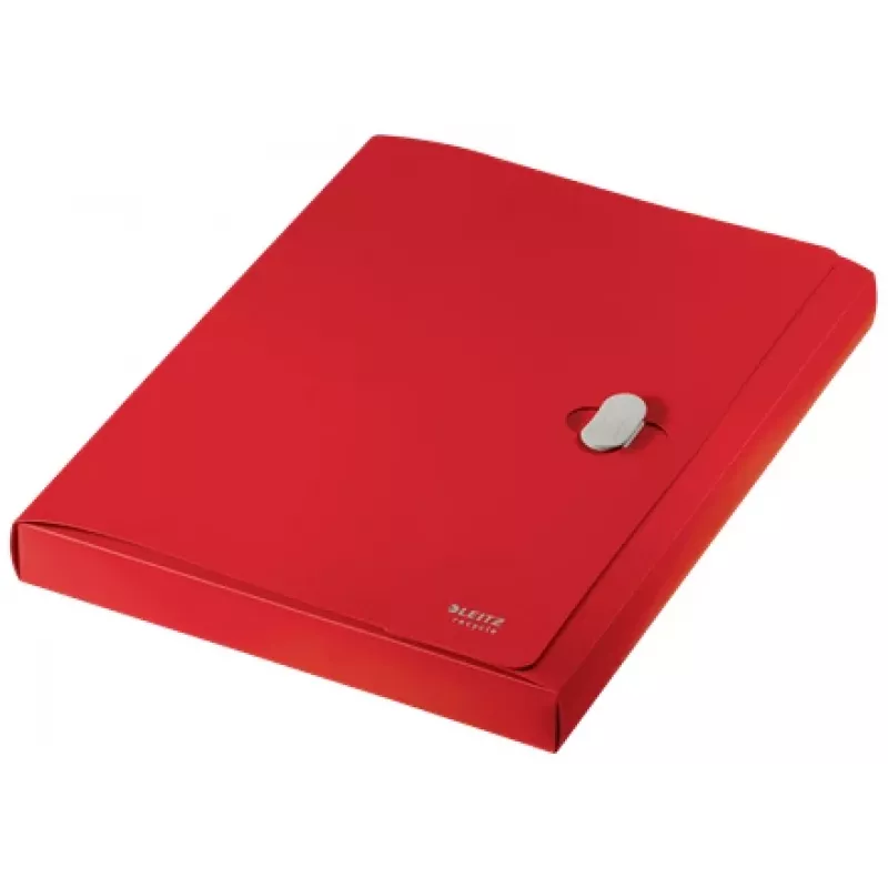 Leitz Recycle box, conventionele archiefmap, A4, polypropyleen (PP), rood, liggend/staand, 250 vel