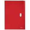 Leitz Recycle uitschuifbare harmonikamap, conventionele archiefmap, A4, polypropyleen (PP), rood, liggend, 250 vel
