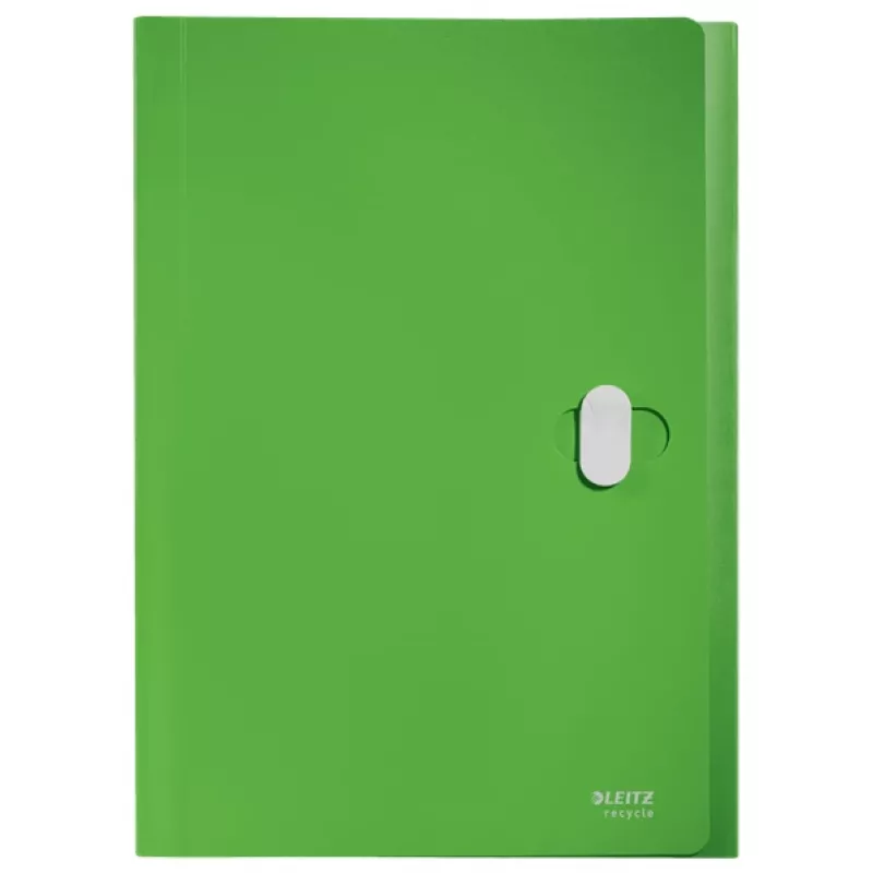 Leitz Recycle uitschuifbare harmonikamap, conventionele archiefmap, A4, polypropyleen (PP), groen, liggend, 250 vel