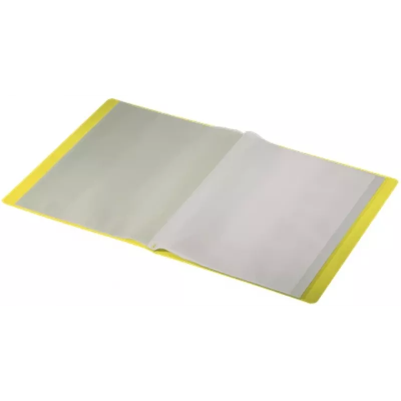 Leitz Recycle displayboek, geel, polypropyleen (PP), 20 vakken, 40 bladen, liggend/staand, A4