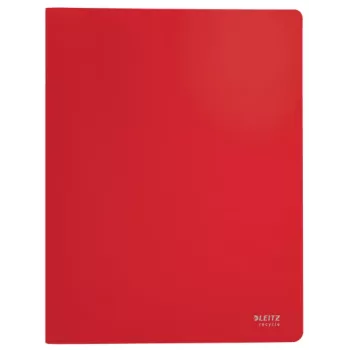 Leitz Recycle displayboek, rood, polypropyleen (PP), 20 vakken, 40 bladen, liggend/staand, A4