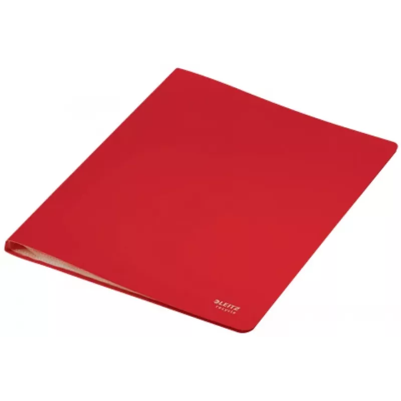 Leitz Recycle displayboek, rood, polypropyleen (PP), 20 vakken, 40 bladen, liggend/staand, A4
