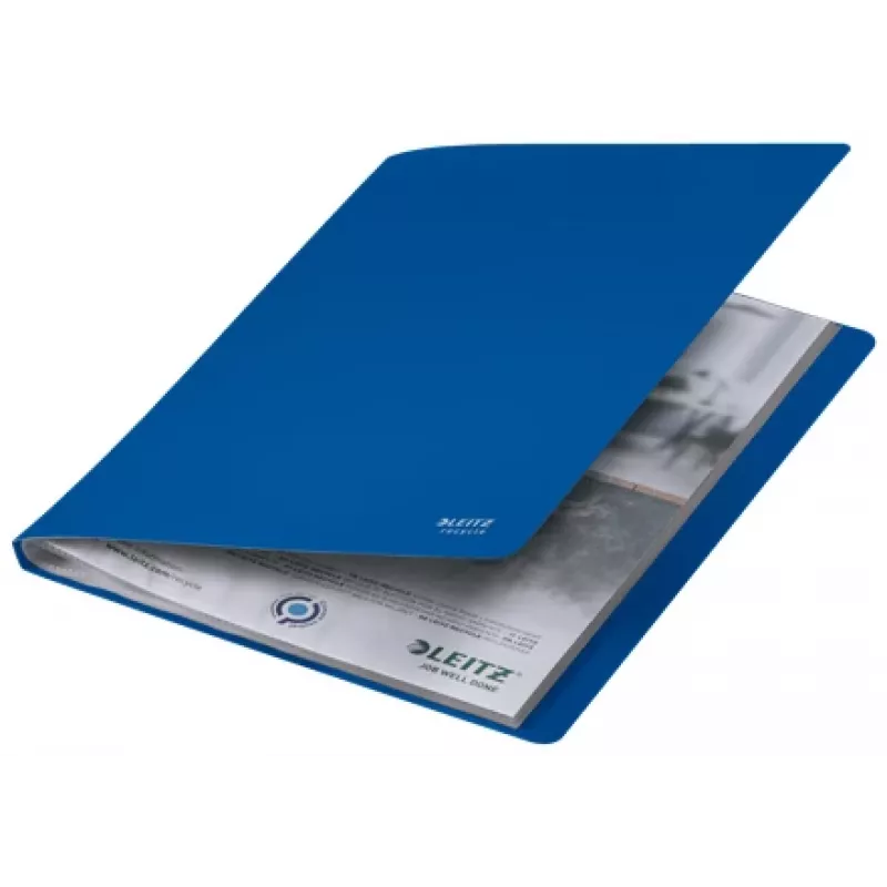 Leitz Recycle displayboek, blauw, polypropyleen (PP), 40 vakken, 80 blad, liggend/staand, A4