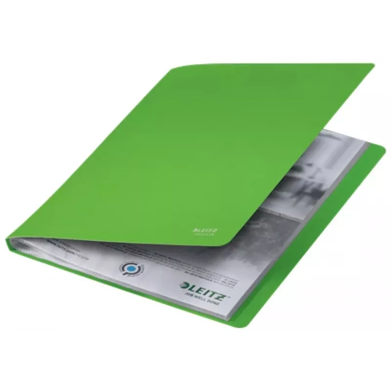 Leitz Recycle displayboek, groen, polypropyleen (PP), 40 vakken, 80 blad, liggend/staand, A4