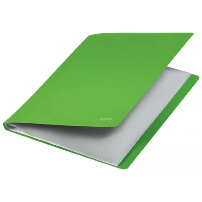 Leitz Recycle displayboek, groen, polypropyleen (PP), 40 vakken, 80 blad, liggend/staand, A4