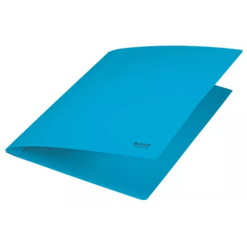 Leitz Recycle kartonnen flappenordner, ordner, A4, karton, blauw, liggend/staand, 250 blad