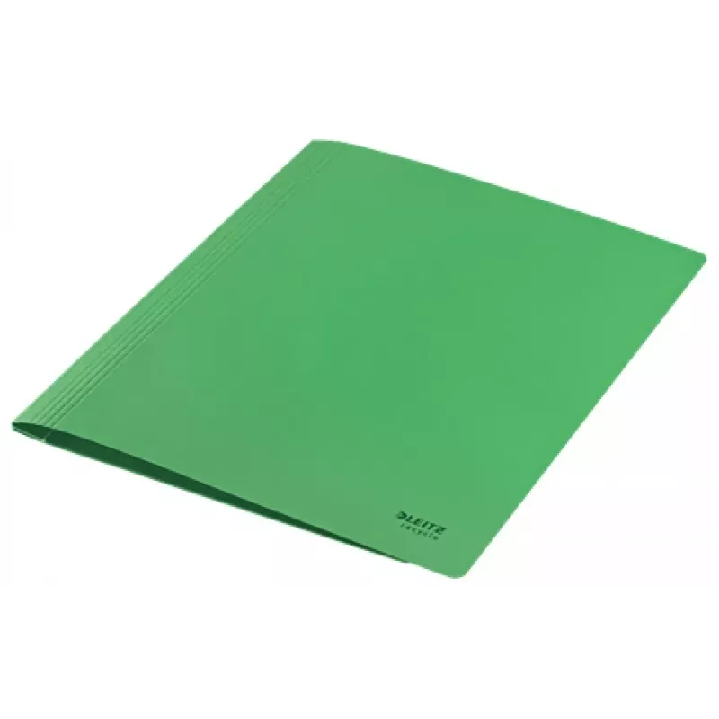 Leitz Recycle kartonnen flappenordner, conventionele ordner, A4, karton, groen, liggend/staand, 250 blad