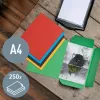 Leitz Recycle kartonnen 3-vouwmap, conventionele ordner, A4, karton, rood, 250 blad, 80 g/m²